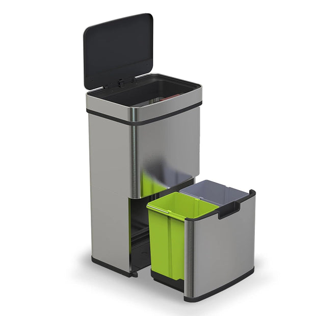 80L Smart Motion Sensor Trash Can – Stainless Steel