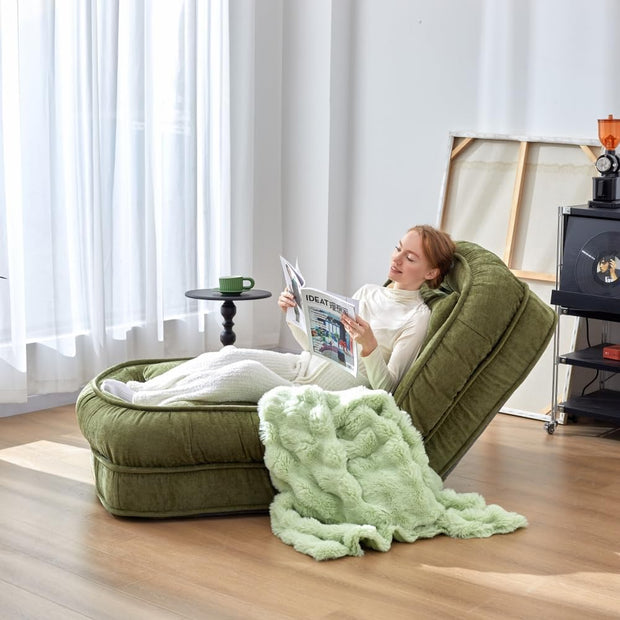 Foldable Floor Sofa Bed – Adjustable Lounge Chair for Adults, Kids &amp; Pets