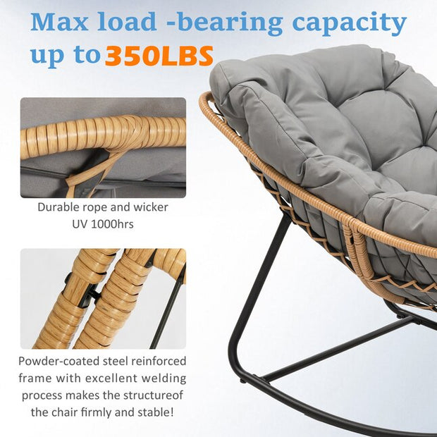 Modern Wicker Egg Rocking Chair Your New Favorite Spot to Relax