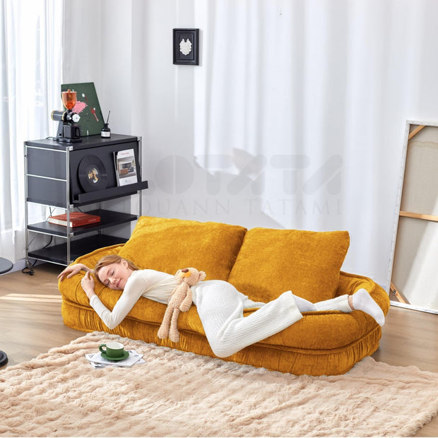 Foldable Floor Sofa Bed – Adjustable Lounge Chair for Adults, Kids &amp; Pets