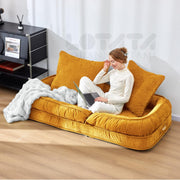Foldable Floor Sofa Bed – Adjustable Lounge Chair for Adults, Kids &amp; Pets