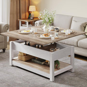 3-in-1 Lift Top Coffee Table – Grey Wash